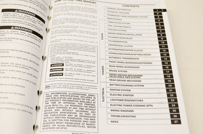 OEM Honda 61HP702 09-11 TRX420FA/FPA Service Shop Manual