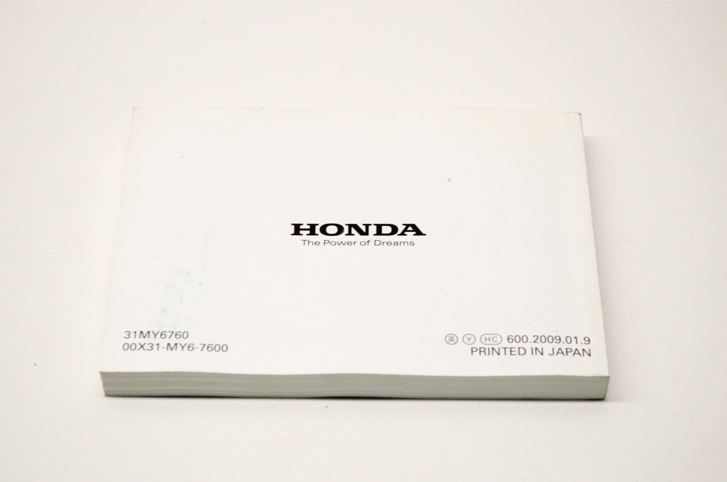 New OEM Honda 31MY6760 2009 X650L Owner's Manual NOS