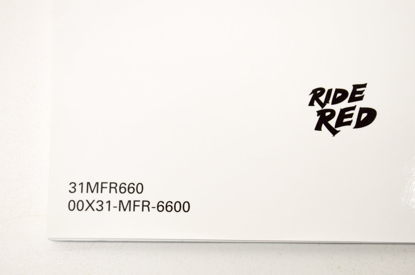 New OEM Honda 31MFR660, 00X31-MFR-6600 2016 VT1300CX/A Owner's Manual NOS