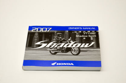 OEM Honda 31MAA730 2007 VT1100C Shadow Spirit Owner's Manual