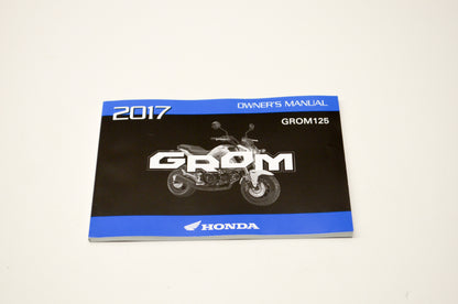 New OEM Honda 31K26A20 2017 GROM125 Owner's Manual NOS