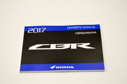 New OEM Honda 31MJC641 2017 CBR600RR/RA Owner's Manual NOS