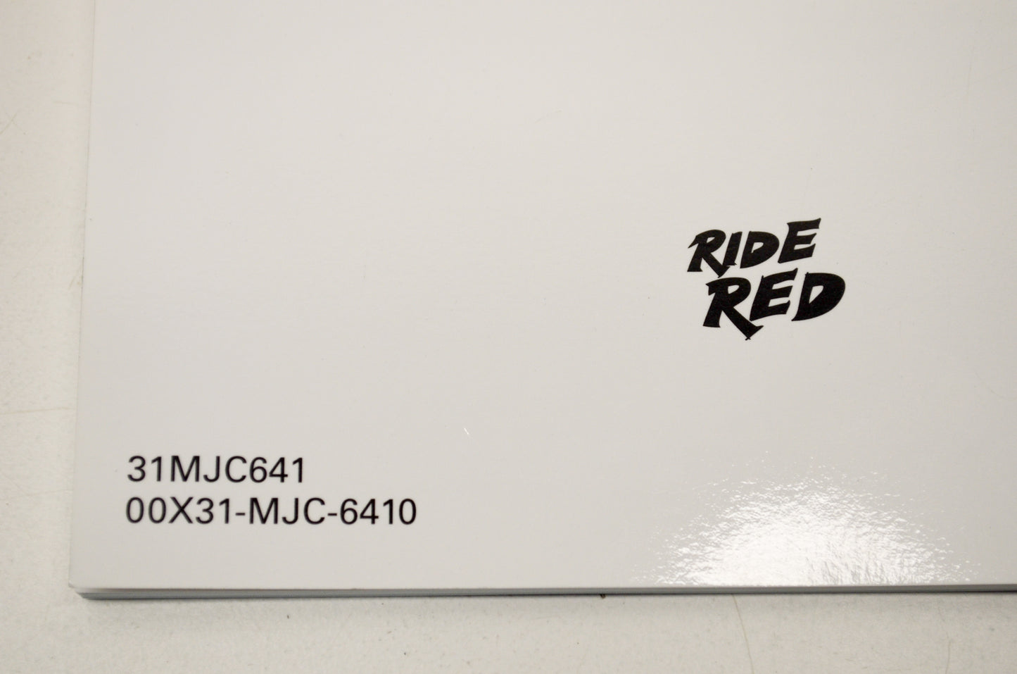 New OEM Honda 31MJC641 2017 CBR600RR/RA Owner's Manual NOS