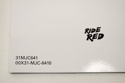 New OEM Honda 31MJC641 2017 CBR600RR/RA Owner's Manual NOS