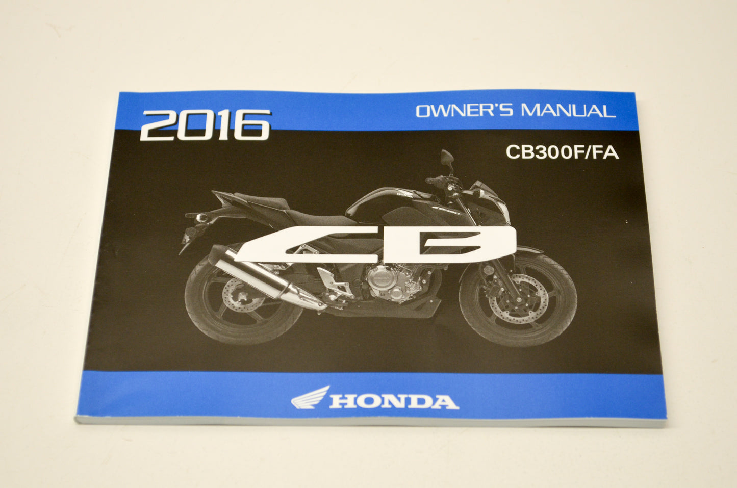 New OEM Honda 31K75B00, 00X31-K75-B000 2016 CB300F/FA Owner's Manual NOS