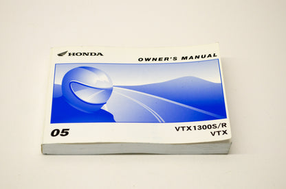 New OEM Honda 31MEA620 2005 VTX1300S/R VTX Owner's Manual NOS