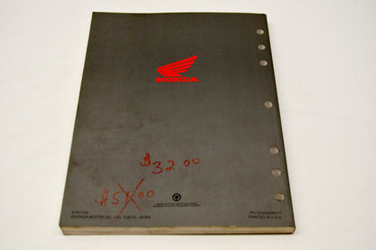 OEM Honda 61KCY00 96 XR400R Service Shop Manual
