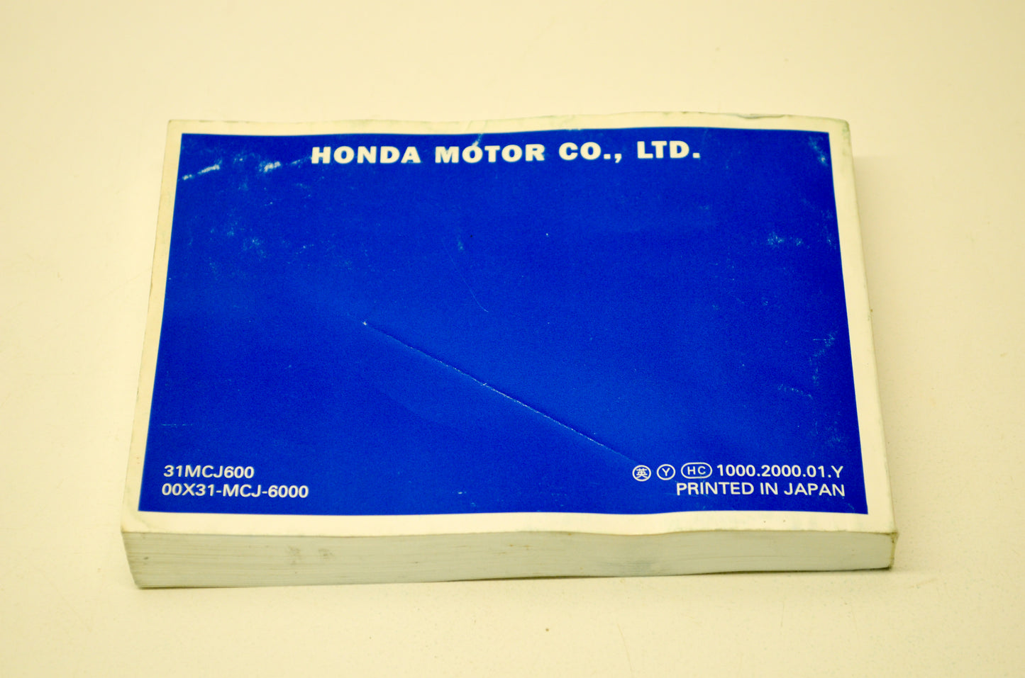 OEM Honda 31MCJ600 2000 CBR929RR Owner's Manual