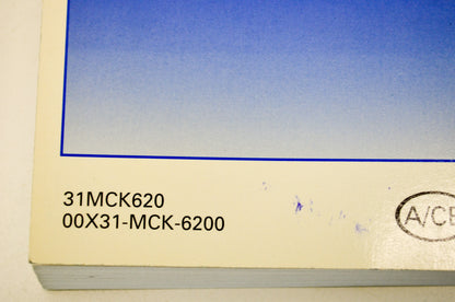 OEM Honda 31MCK620 2002 VT1100C2 Shadow Sabre Owner's Manual