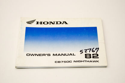 OEM Honda 31MA500 1982 CB750C Nighthawk Owner's Manual