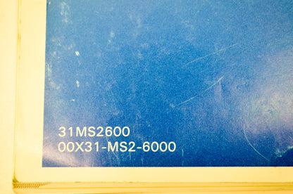 OEM Honda 31MS2600, 00X31-MS2-6000 1990 CBR CBR1000F Owner's Manual