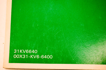 OEM Honda 31KV66400, 00X31-KV6-6400 1995 XR250L Owner's Manual