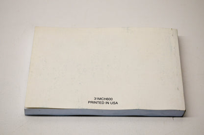 OEM Honda 31MCH600 2002 VTX1800C Owner's Manual