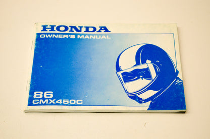 New OEM Honda 31MM2600, 00X31-MM2-6000 1986 CMX450C Owner's Manual NOS