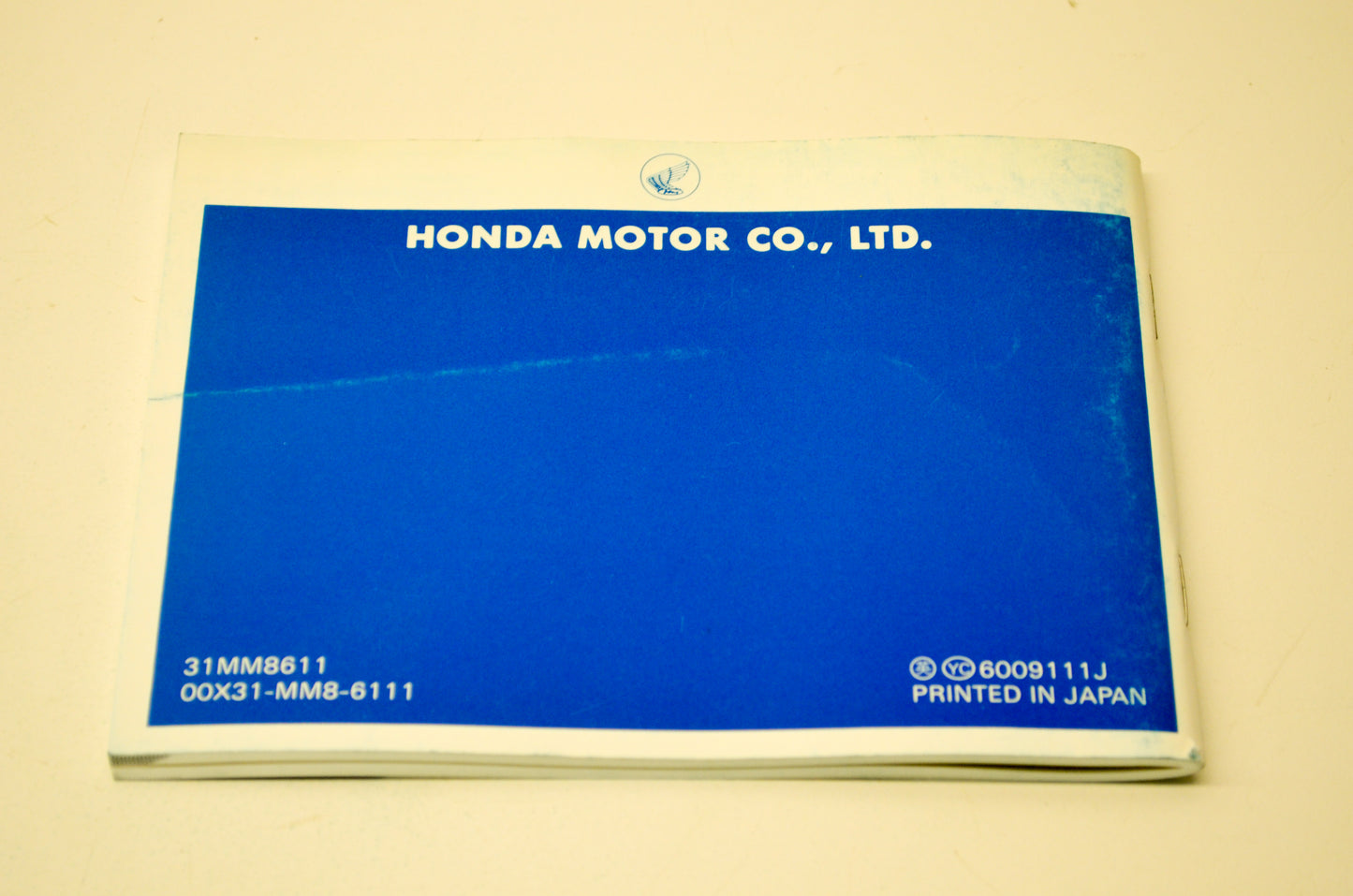 New OEM Honda 31MM8611, 00X31-MM8-6111 1988 VT1100C Shadow Owner's Manual NOS