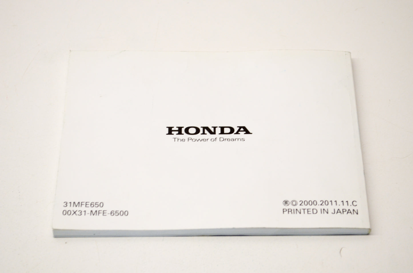 New OEM Honda 2012 VT750C2B Shadow Phatnom Owner's Manual NOS