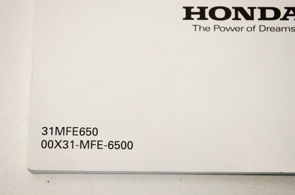 New OEM Honda 2012 VT750C2B Shadow Phatnom Owner's Manual NOS