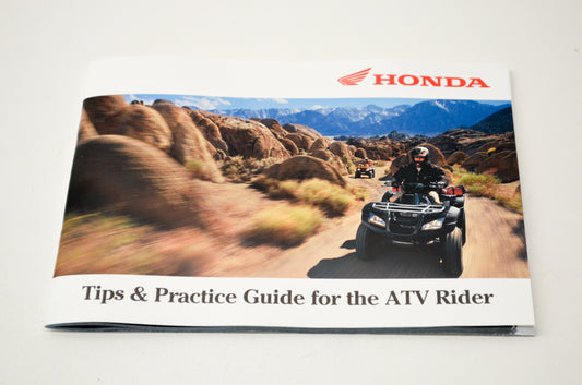 New OEM Honda OEM Honda 51ATV600 Tips & Practice Guide For The ATV Rider NOS