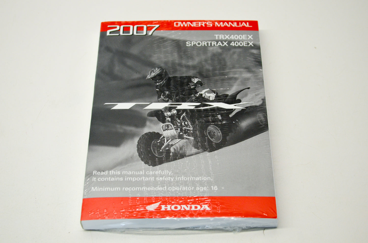 New OEM Honda 31HN1680 2007 TRX400EX Sportrax 400EX Owner's Manual NOS
