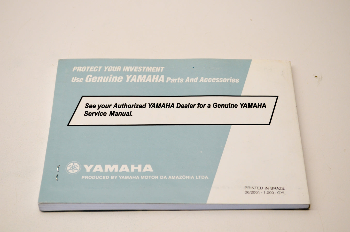 OEM Yamaha LIT-11626-15-12 TTR225P TTR225PC Owner's Manual