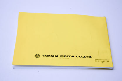 New OEM Yamaha LIT-11626-06-67 XV250W & XV250WC Owner's Manual NOS