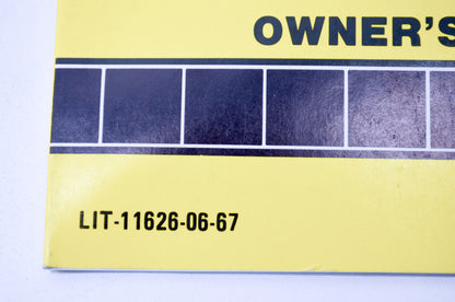 New OEM Yamaha LIT-11626-06-67 XV250W & XV250WC Owner's Manual NOS