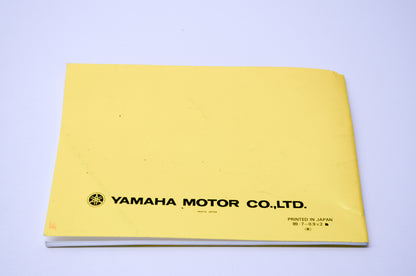 OEM Yamaha LIT-11626-07-00 BW80A Owner's Manual
