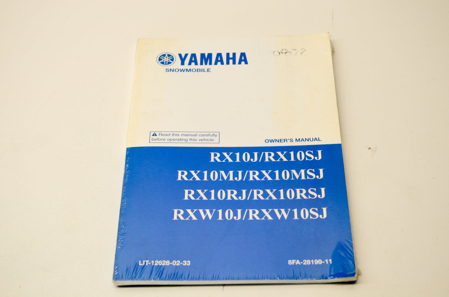 New OEM Yamaha LIT-12628-02-33 RX10J/RX10SJ Snowmobile Owner's Manual NOS