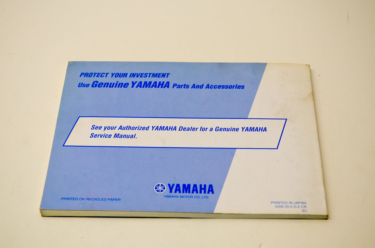 OEM Yamaha Venture XVZ13TFW(C), XVZ13TFMW(C) Owner's Manual
