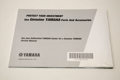 New OEM Yamaha LIT-11626-22-27 TT-R230Y Owner's Manual NOS