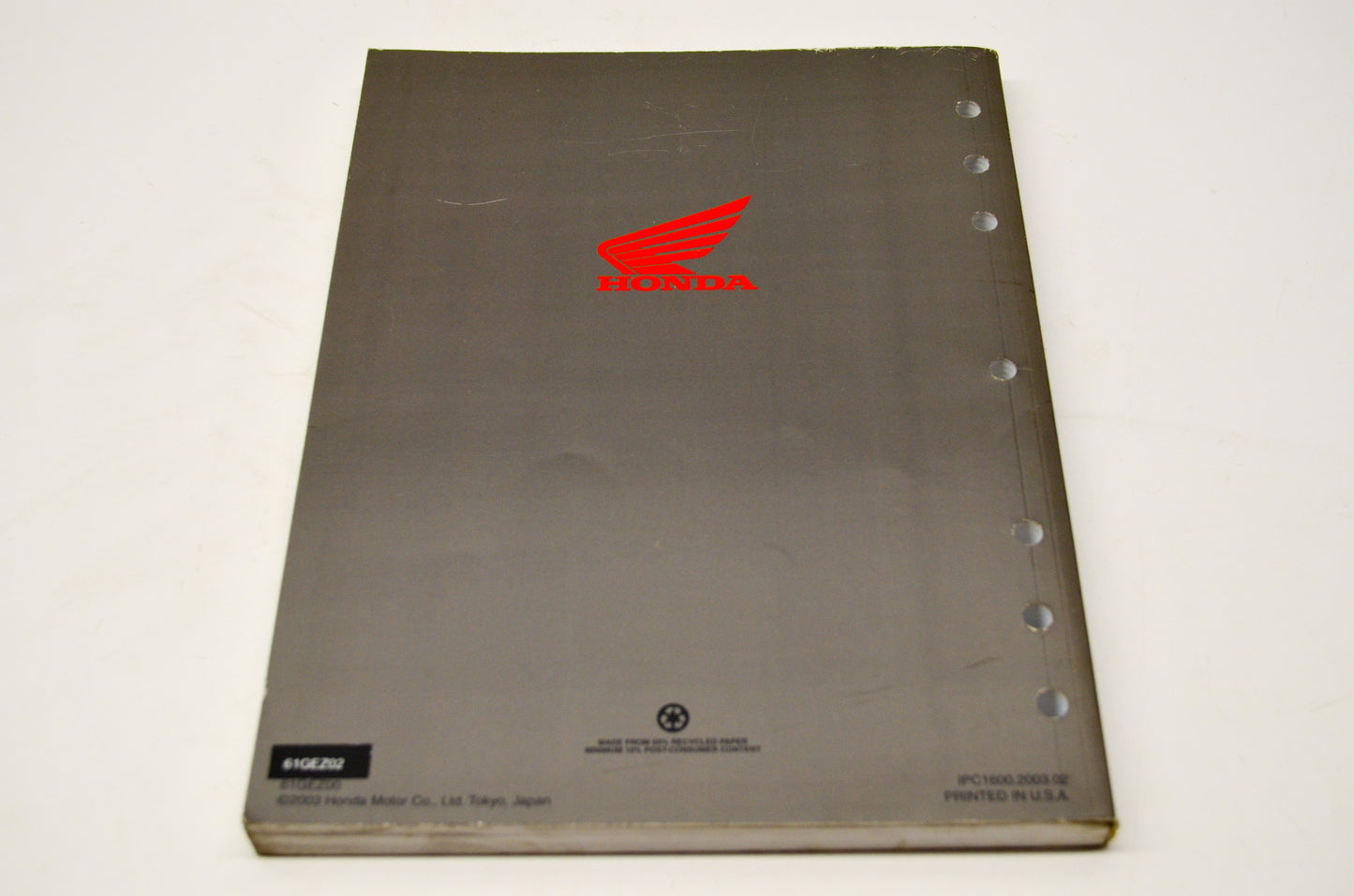 New OEM Honda 61GEZ02 03-05 NPS50 Ruckus Service Shop Manual NOS