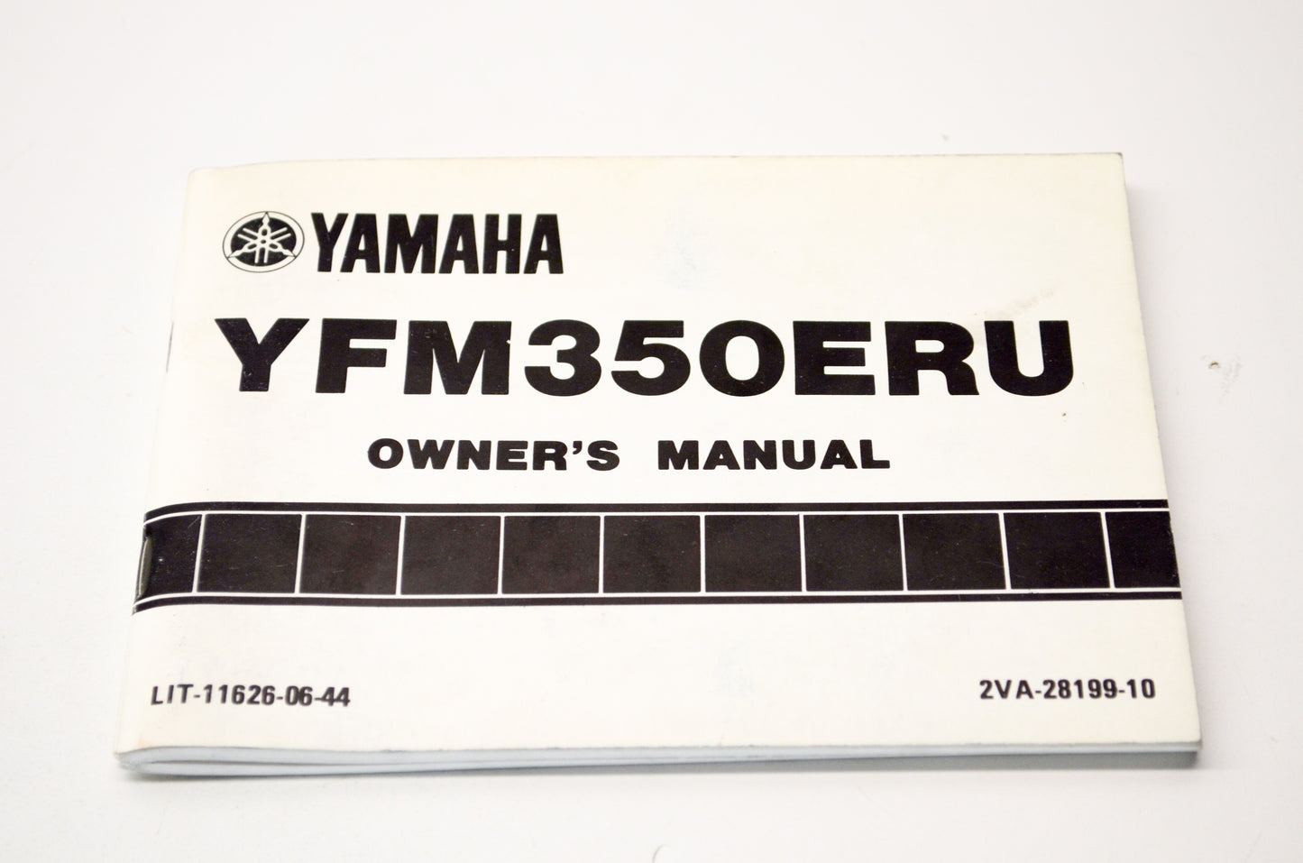 OEM Yamaha LIT-11626-06-44 YFM350ERU Owner's Manual