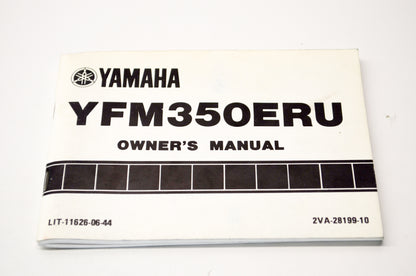 OEM Yamaha LIT-11626-06-44 YFM350ERU Owner's Manual