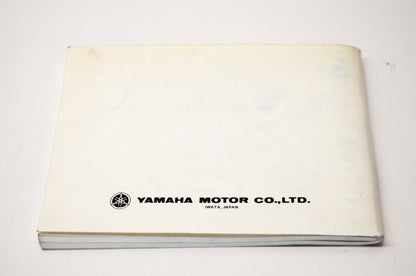 OEM Yamaha LIT-11626-06-44 YFM350ERU Owner's Manual