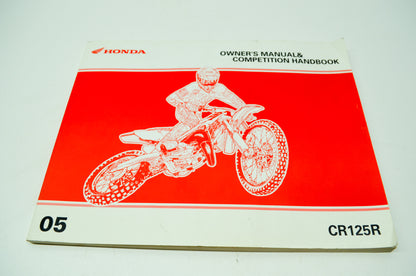 New OEM Honda 31KSR611 05 CR125R Owner's Manual NOS
