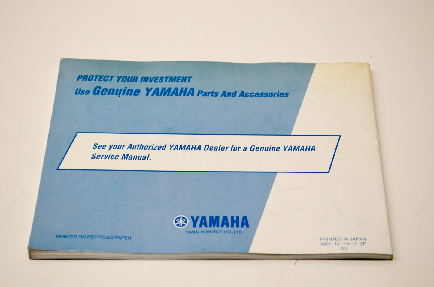 New OEM Yamaha LIT-11626-15-47 YZF-R1P YZF-R1PC Owner's Manual NOS