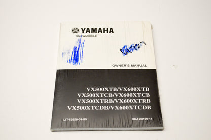 New OEM Yamaha LIT-12628-01-90 VX500XTB/VX600XTB Snowmobile Owner's Manual NOS