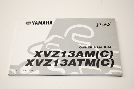 New OEM Yamaha LIT-11626-13-24 XVZ13AM(C) XVZ13ATM(C) Owner's Manual NOS