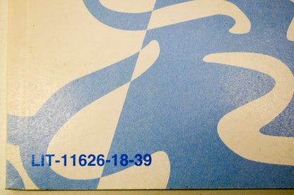 New OEM Yamaha LIT-11626-18-39 Kind125 YF125T Owner's Manual NOS