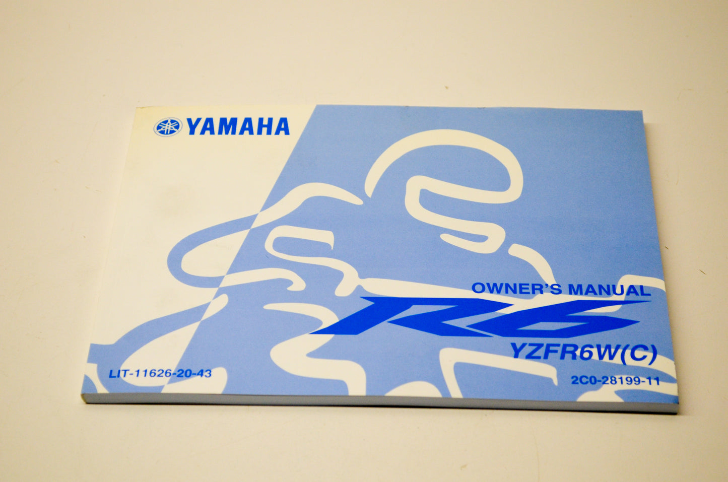 New OEM Yamaha LIT-11626-20-43 R6 YZFR6W(C) Owner's Manual NOS