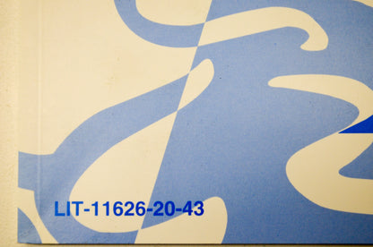 New OEM Yamaha LIT-11626-20-43 R6 YZFR6W(C) Owner's Manual NOS