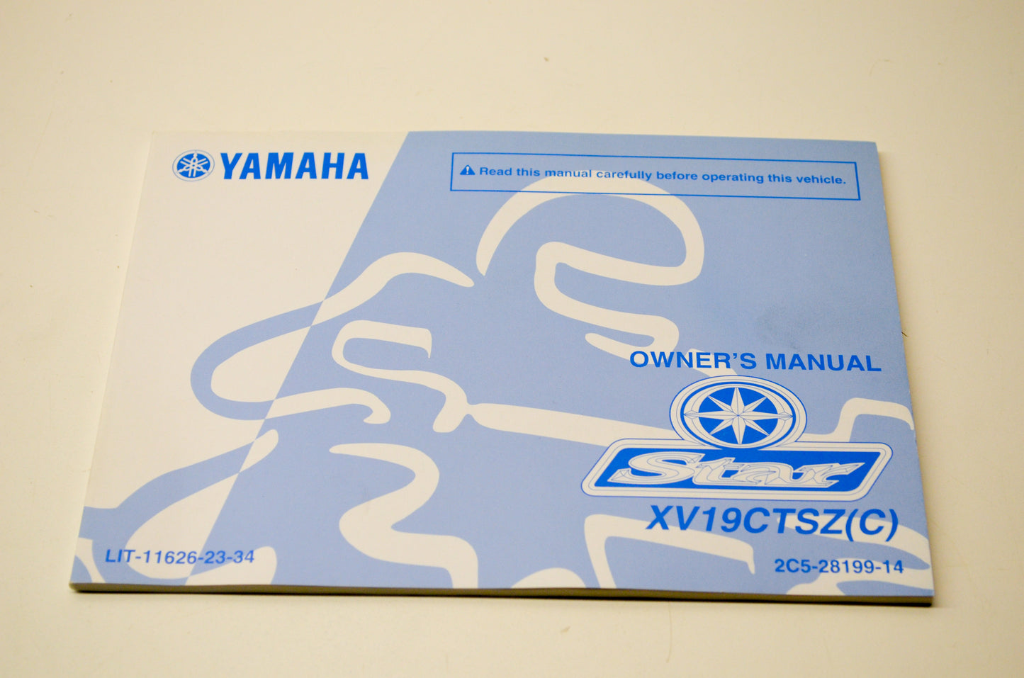 New OEM Yamaha LIT-11626-23-34 Star XV19CTSZ(C) Owner's Manual NOS