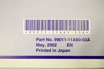 OEM Suzuki 99011-11A60-03A RM100 Owner's Manual