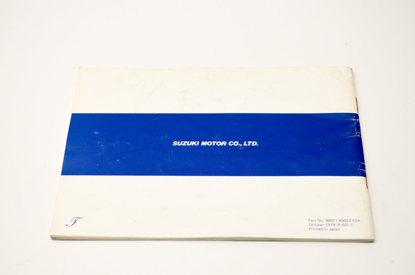 OEM Suzuki 99011-49023-03A GS1000 Owner's Manual