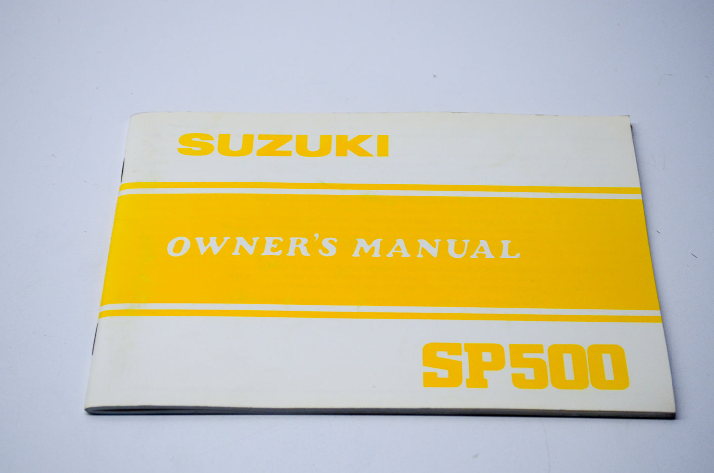 OEM Suzuki 99011-37431-03A SP500 Owner's Manual