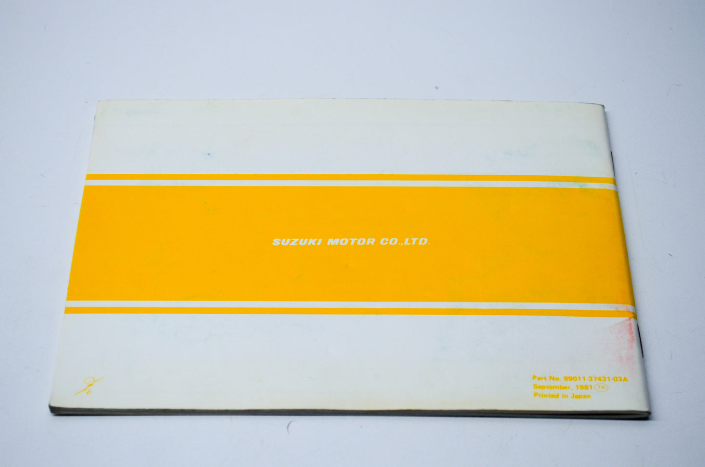 OEM Suzuki 99011-37431-03A SP500 Owner's Manual