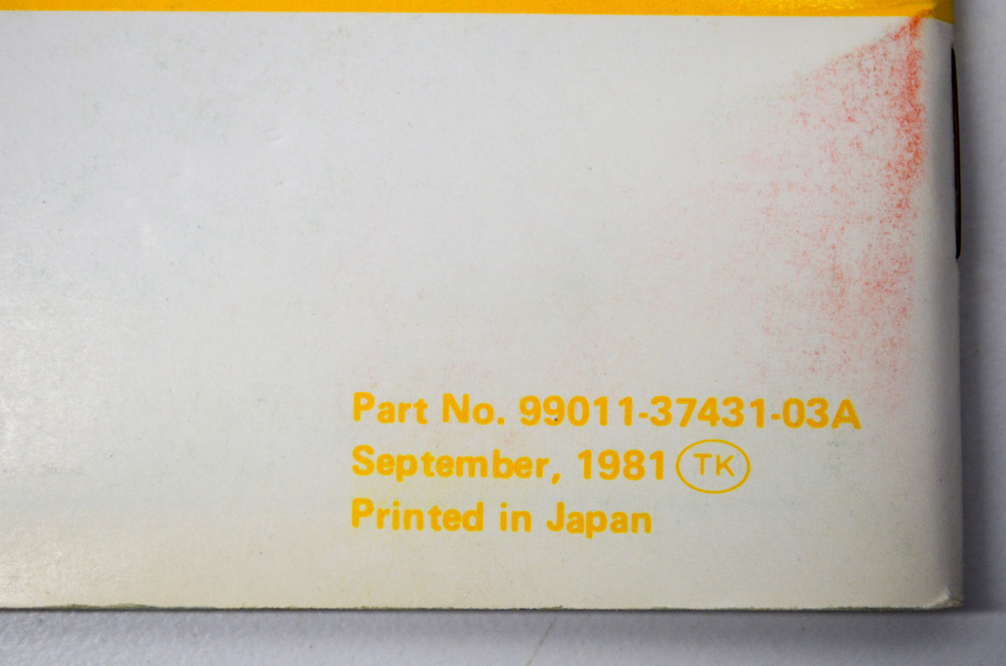 OEM Suzuki 99011-37431-03A SP500 Owner's Manual