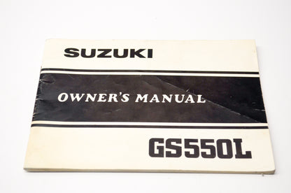 OEM Suzuki 99011-47521-03A GS550L Owner's Manual