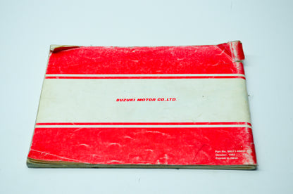 OEM Suzuki 99011-46694-03A 1983 RM60 Owner's Manual