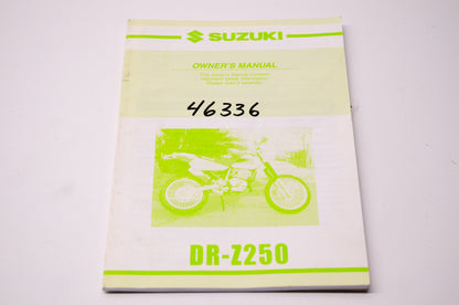 OEM Suzuki 99011-13E60-03A DR-Z250 Owner's Manual